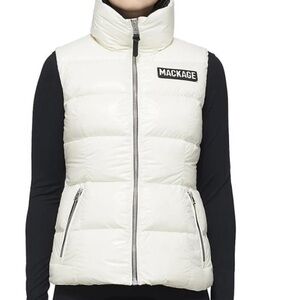 Mackage Women's Off White Chaya Vest